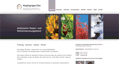 Desktop Screenshot of hospiz-zion.de